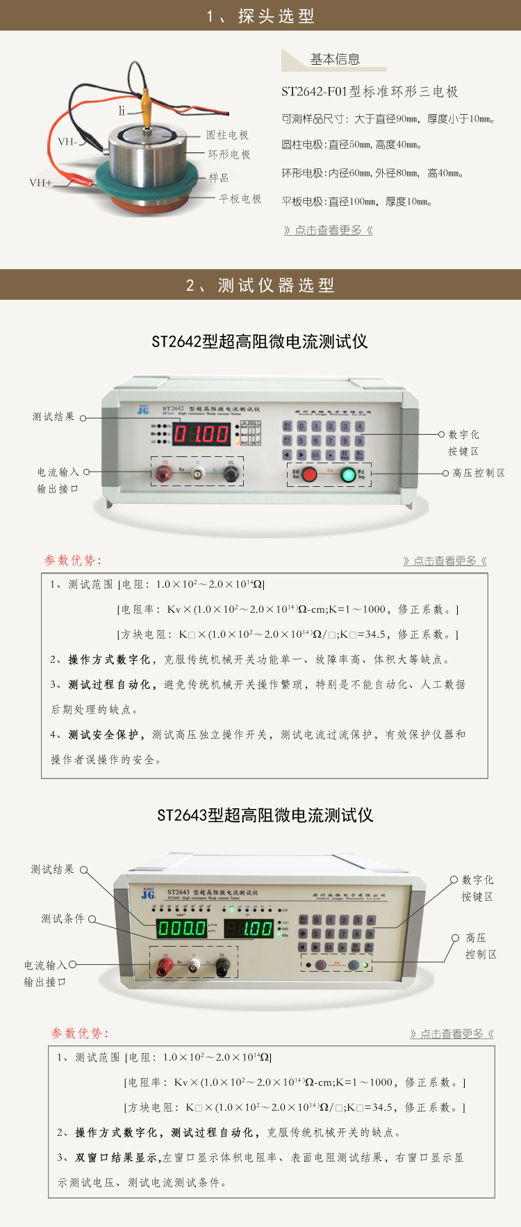 苏州晶格绝缘体表面导静电涂层方阻方块电阻测试仪器